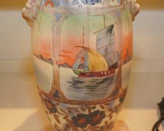 Vintage hand-painted Japanese vase