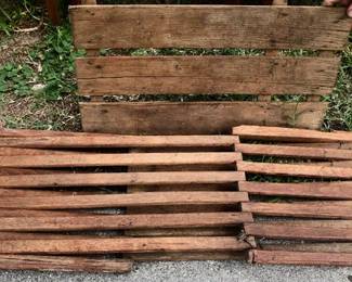 Antique Folding Crate
