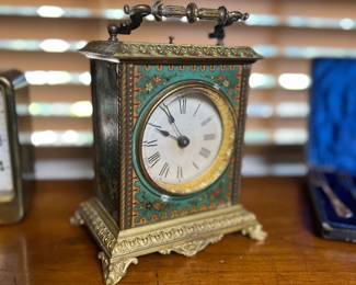 Ansonia "Oriole" musical alarm carriage clock. c. 1886
Estate sale price: $225