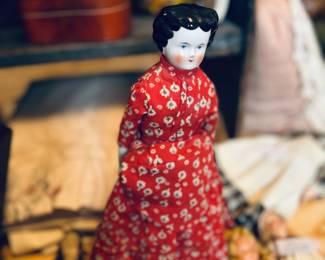 Hertwig china doll. Estate sale price: $25