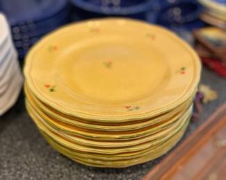Terre Provence (made in France) plates. Estate sale price: $25 each