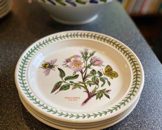 The Botanic Garden plates.(Rosa Canina, Hyacinthus, Aquilegia, Orientalis) Estate sale price: $20 each