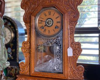 1800's Ansonia "Aspen" kitchen clock. Estate sale price: $225
