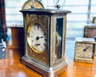Antique Ansonia alarm carriage clock. Estate sale price: $75 