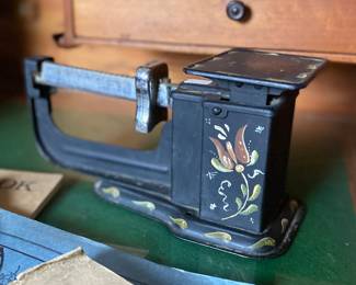 Vintage handpainted Triner scale. Estate sale price: $28