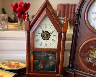 Antique Waterbury steeple clock. Estate sale price: $175