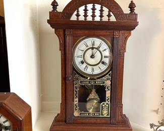 Antique Jerome & Co kitchen clock. Estate sale price: $200