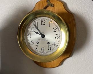 Seth Thomas Ship's clock. Estate sale price: $125