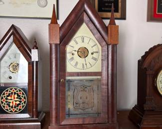 1840's C. Jerome 8 day steeple mantle clock. Estate sale price: $300