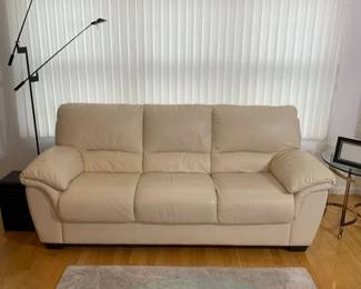 Italian leather couch