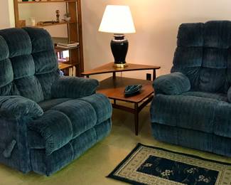 Recliners and MCM Corner Table 