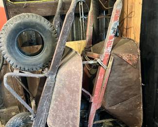 A Wall Of Treasure And A Pile Of Wood