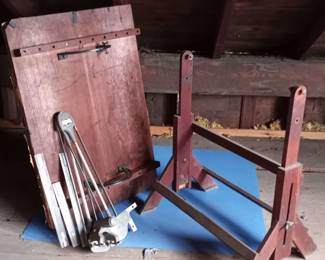 Antique Drafting Table And More 