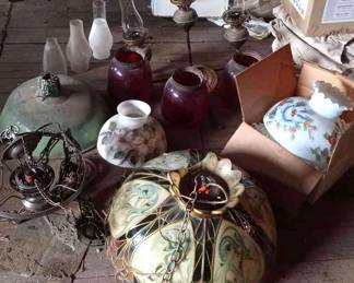 Antique Lamps And Parts