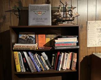 Bookcase, Books, Ship Lamp