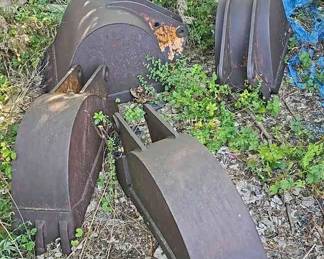 Four Excavator Buckets