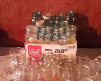 Mason Jars Milk Bottles