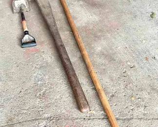 Pooper Scooper, Pry Bar And Shovel