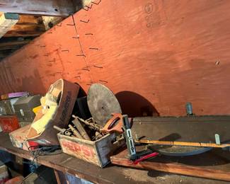 Tons Of Tool Boxes, Metal Sanding Discs, Mitre Box And More