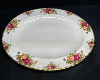 Royal Albert Medium Oval Serving Platter - 1962, OCR