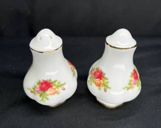 8 Butter Pat Plates Salt & Pepper Shakers