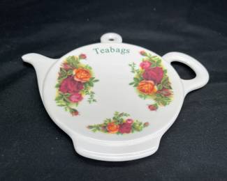 Clover Leaf OCR Tea Tidy, Tea Pot Stand & tray