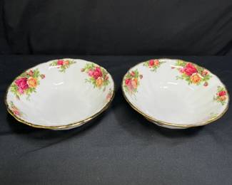 2 All Purpose Bowls Royal Albert OCR