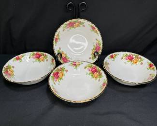 4 OCR Cereal / Oatmeal Bowl Royal Albert