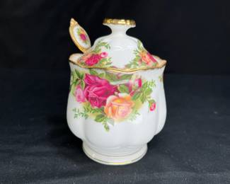 OCR Marmalade Server with lid & spoon