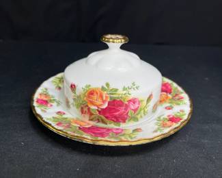 OCR Lidded Round Butter Dish