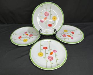 4 Denby Contrariwise Salad Plates