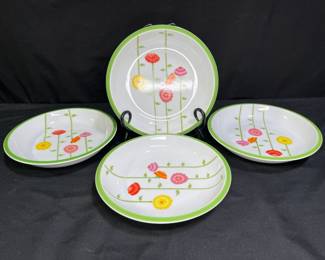 4 Denby Contrariwise Soup/Salad Bowls