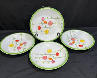 4 Denby Contrariwise Soup/Salad Bowls