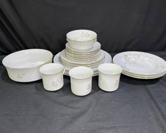 Haviland SweetHeart Rose 3 Place Setting & Serving