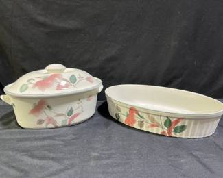 Mikasa Silk Flowers 2-Piece Serving & Baking