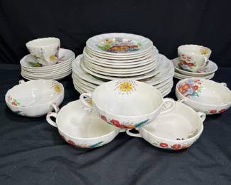 35 Misc. Dinnerware Pieces Reynolds by Spode