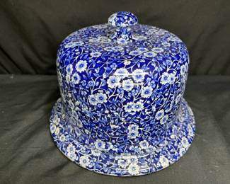 Calico Covered Cheese Plate by Crownford