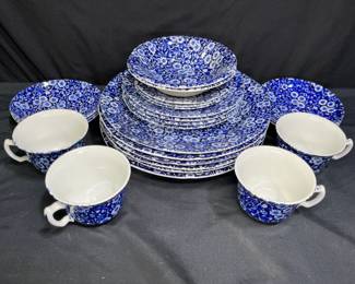 Churchill and Crownford Calico assorted dishes