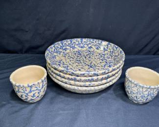 Robinson-Ransbottom Spongeware Blue Baking