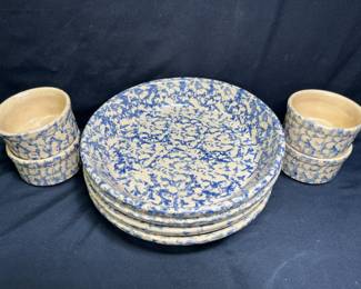 Robinson-Ransbottom Spongeware Blue Baking