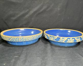 2 Clay City Pottery Pie Plates