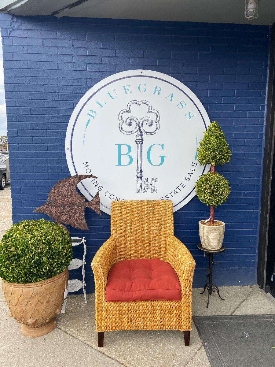 Bluegrass Estate Sale 
Open Tuesday through Thursday 10-4
Friday and Saturday 10-5 