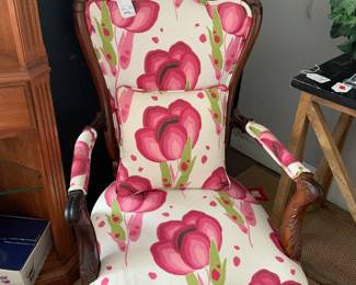 Floral Accent Chair $160