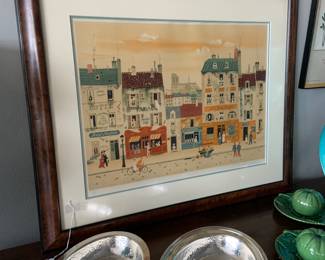 Lithograph by Michel Delacroix $1150