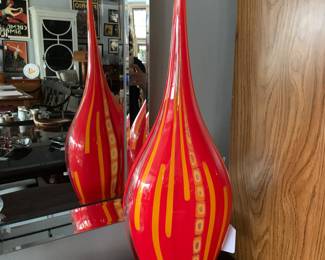 Hand Blown Glass Vase $280