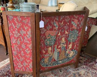 Needlepoint Fireplace Screen $267.50