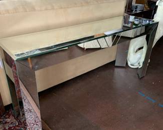 Mirrored Sofa table 5ft x 16" $450