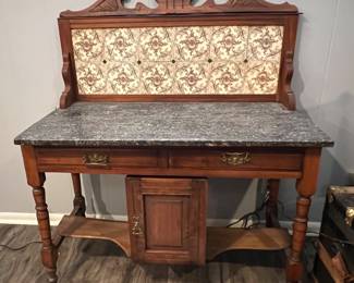 English Arts & Crafts Washstand