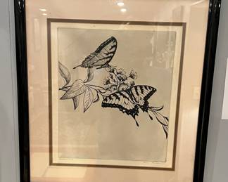 “Swallow Tails”
Hans Kleiber
Signed original etching
