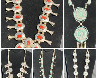 Squash Blossom Necklaces